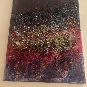Custom Acrylic Glitter Art